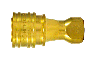 日東工器 SPカプラ TypeA BRASS FKM プラグ (P-A)(おねじ取付用/真鍮製)